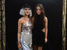 Megan Burnside and her creation Cleopatra