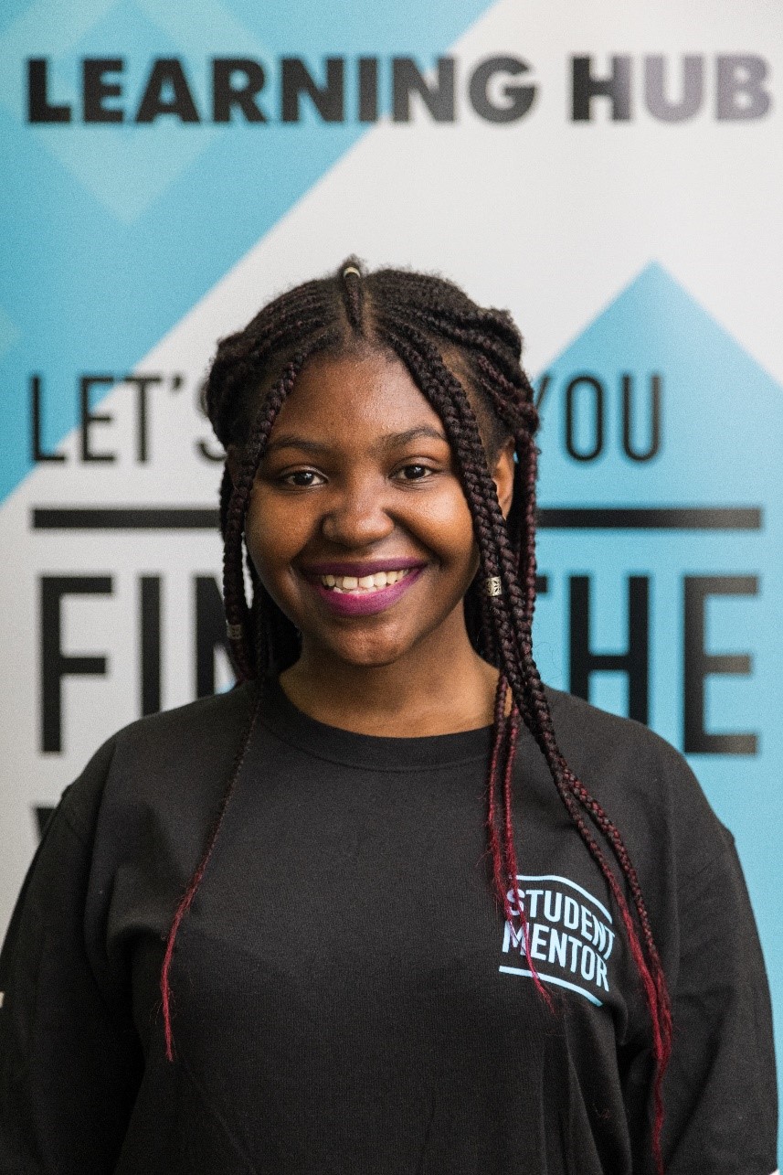  headshot of Joy, a student mentor at VU