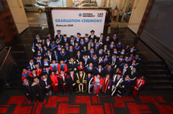 graduates at the Malaysian graduation ceremony