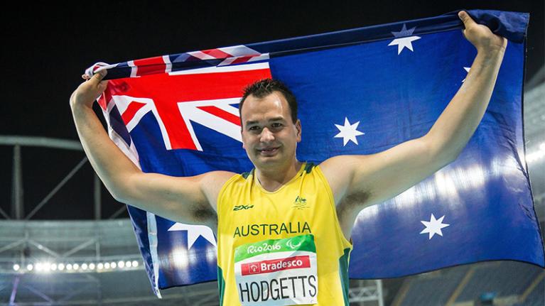 Todd Hodgetts representing Australia