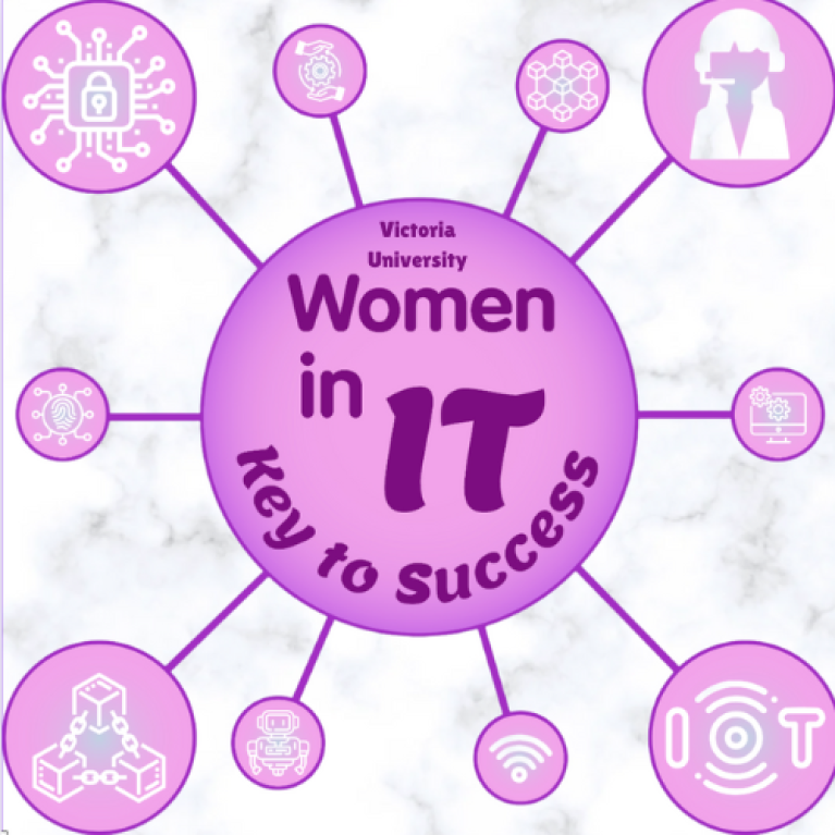  women in IT club logo