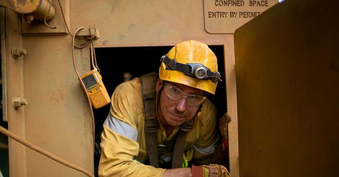 Enter and work in confined spaces CONISS014