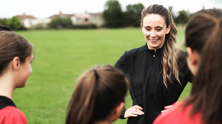  Diploma of Sport female student coach and players