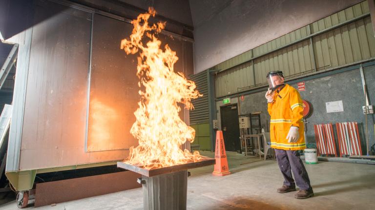 Fire risk testing at VU