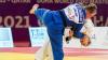 Aoife Coughlan competeing in a judo competition.