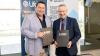  Lifeline General Manager Jason Doherty with VU Vice-Chancellor Adam Shoemaker