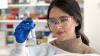 Amanda Habib in lab