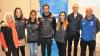  2017 Victoria University Indigenous Team receiving team uniform