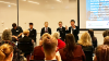  Professor Yong Zhao with students at the entrepreneurial learning forum