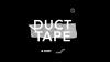 Duct Tape printed over silver duct tape, Victoria University and start up victoria logos