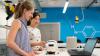 Two women engineers in a lab