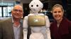  Wyndham GP Dr Joe Garra, Pepper the robot, and Wyndham Tech School Director Gail Bray