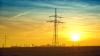 powerpole, sunset