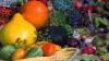  A selection of fruits and vegetables