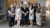 A group of students and staff who worked as part of the Western Bulldogs program