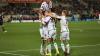  Western United celebrate their semi-final win against Melbourne Victory.