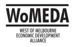 WoMEDA (West of Melbourne Economic Development Alliance) logo