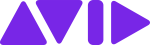 Logo spelling AVID in purple triangles and rectangles