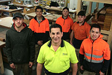 Nick Del Grosso and the Schiavello Apprentices